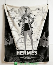 Hermes Throw Blankets